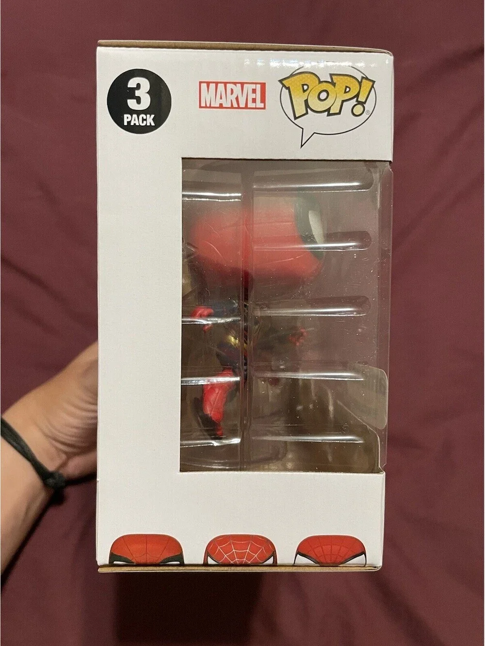 Funko Pop Marvel Studios Spider-Man No Way Home 3 Pack Amazon Exclusive Set